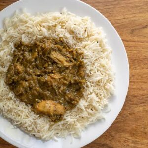 gongura chicken curry pulao rice