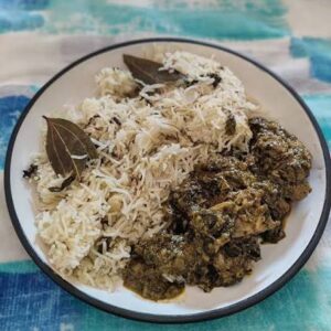 gongura mutton curry pulao rice